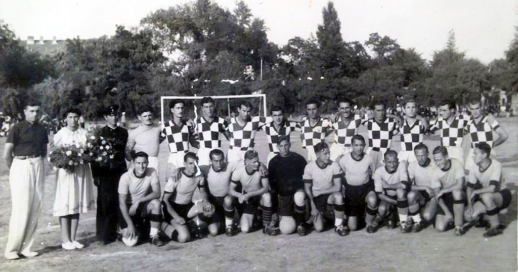 Железничарско дерби между Русе и Печ на “Алеите” през 1936 г.