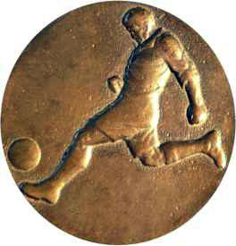 Медал от финала на Железничарската купа през 1936 г.