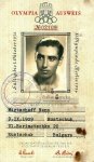 Нено Мирчев на Олимпиадата през 1936 г.